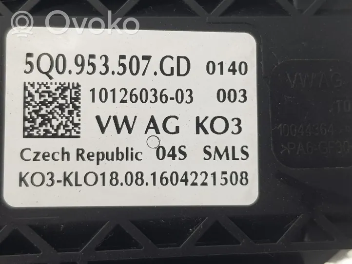 Seat Altea Ohjauspyörän painikkeet/kytkimet 5Q0953507GD