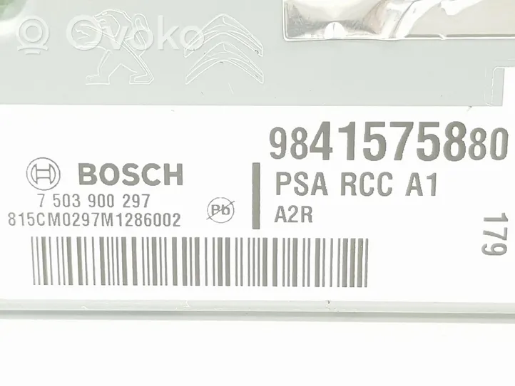 Toyota Proace Unità principale autoradio/CD/DVD/GPS 9841575880