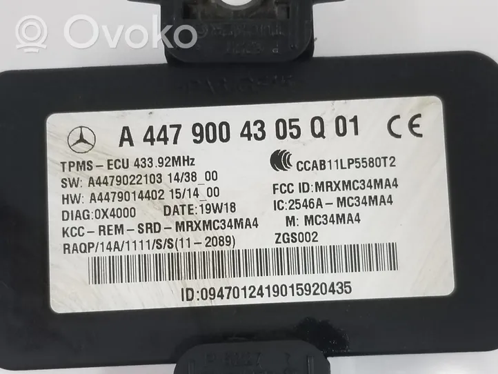 Mercedes-Benz Vito Viano W447 Altre centraline/moduli A4479004305Q