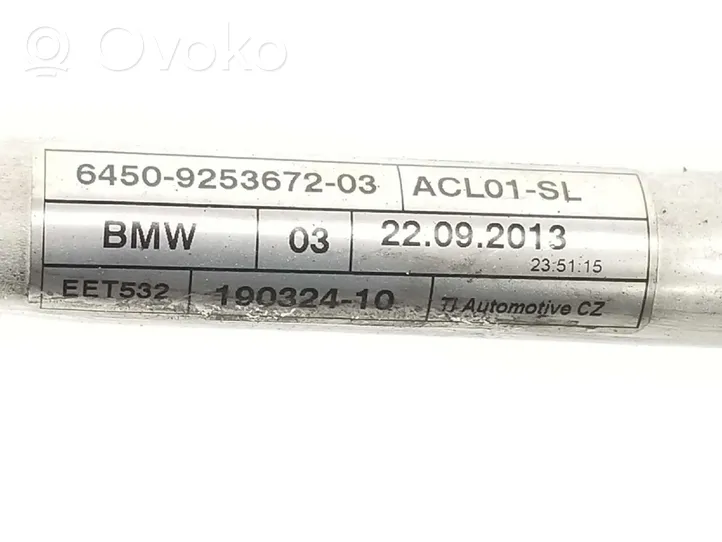 BMW X5 E70 Tubo flessibile di aspirazione del compressore ad aria dello pneumatico 64509253672