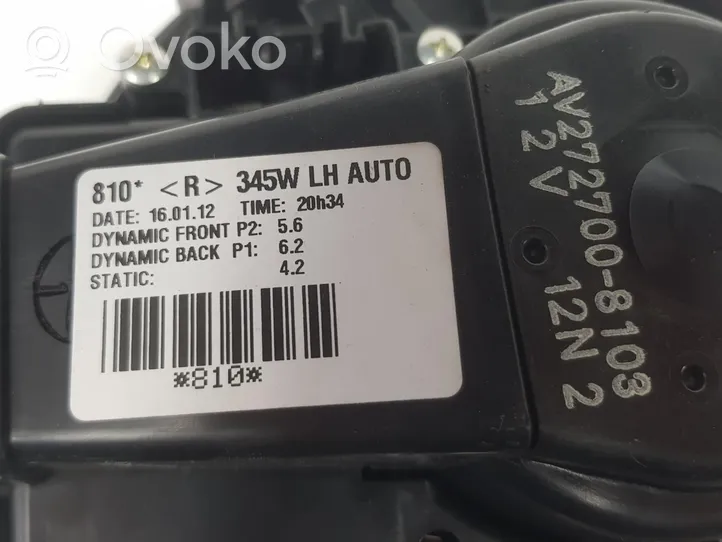 Toyota Avensis T270 Commande de chauffage et clim AV2727008103