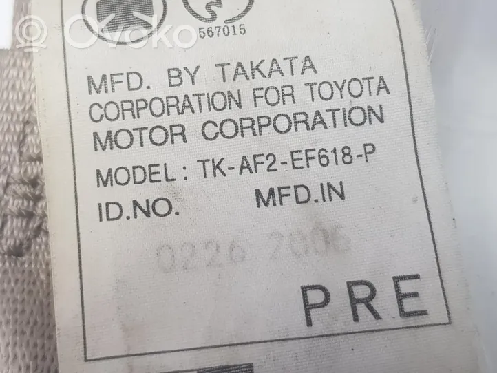 Toyota Land Cruiser (J120) Sagtis diržo priekinė 7321060540A0