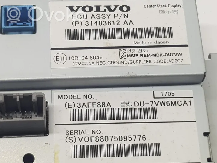 Volvo S60 Monitori/näyttö/pieni näyttö 31483612