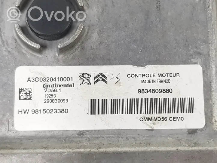 Peugeot 208 Calculateur moteur ECU 9834609880