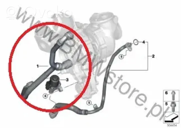 BMW X5 G05 Węże/rury chłodzące silnik samochodu elektrycznego 