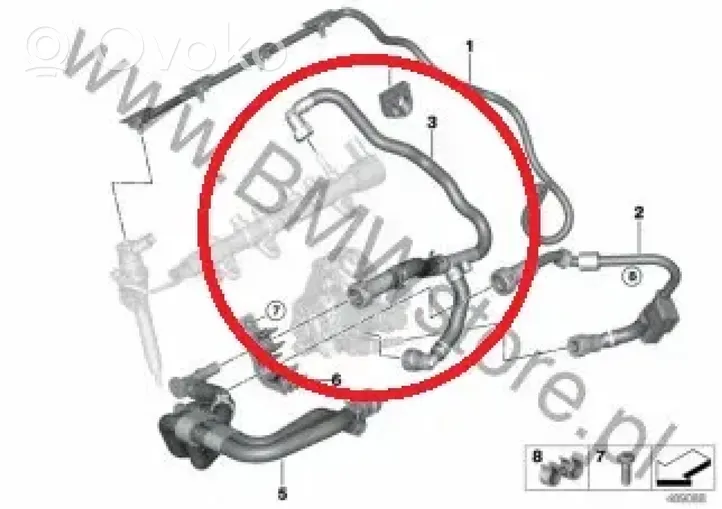 BMW X5 G05 Degalų vamzdelis (-ai)/ žarna (-os) 