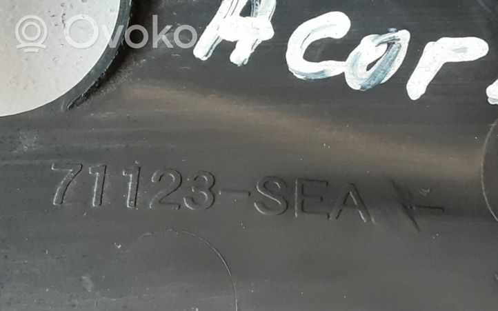 Honda Accord Rivestimento della modanatura della chiusura del vano motore/cofano 71123SEA