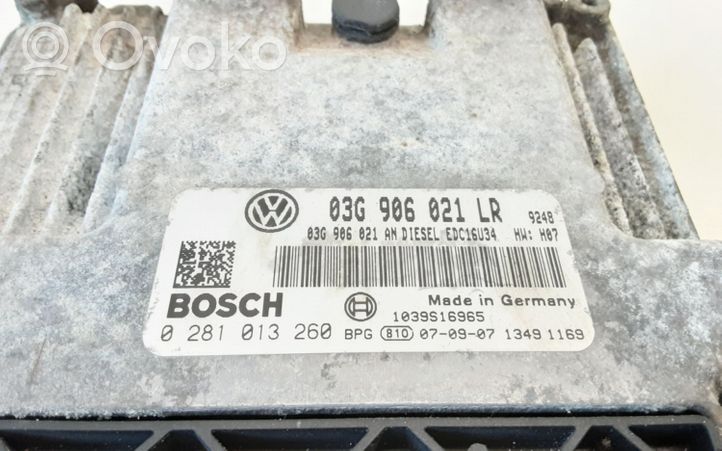 Volkswagen PASSAT B6 Sterownik / Moduł ECU 03G906021LR