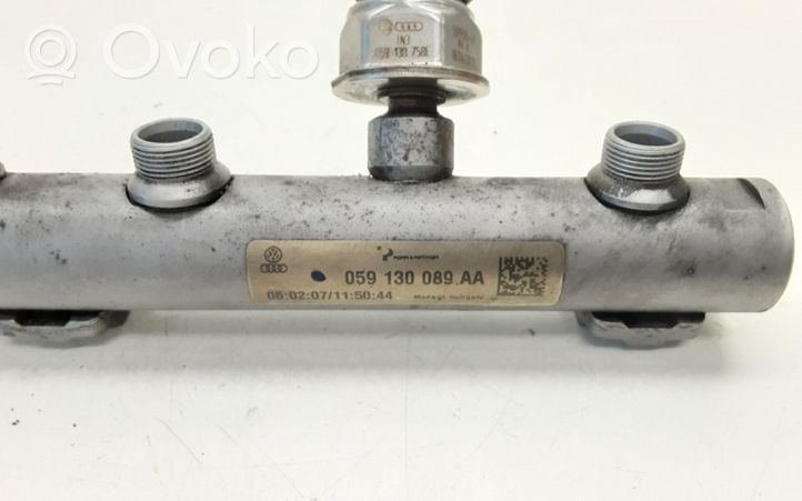 Audi A6 S6 C6 4F Fuel main line pipe 059130089AA