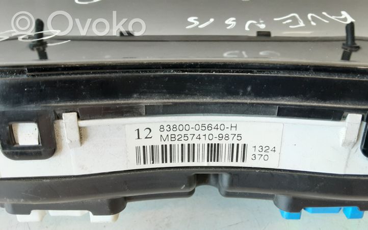 Toyota Avensis T250 Velocímetro (tablero de instrumentos) 8380005640