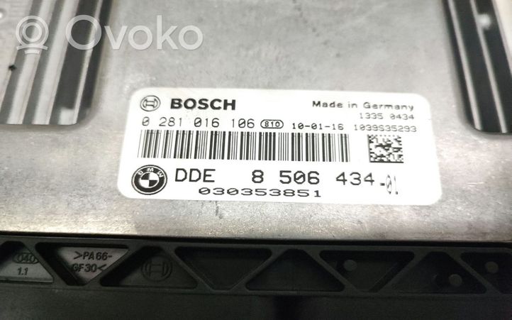 BMW X1 E84 Komputer / Sterownik ECU i komplet kluczy 8506434