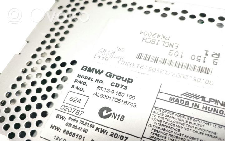 BMW 3 E92 E93 Unità principale autoradio/CD/DVD/GPS 9150109