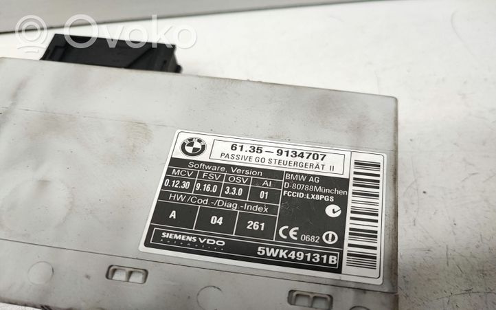 BMW X5 E70 Avaimettoman käytön ohjainlaite/moduuli 9134707