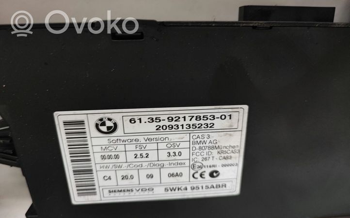 BMW X1 E84 Komputer / Sterownik ECU i komplet kluczy 8506438