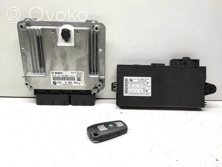 BMW X1 E84 Komputer / Sterownik ECU i komplet kluczy 8580308