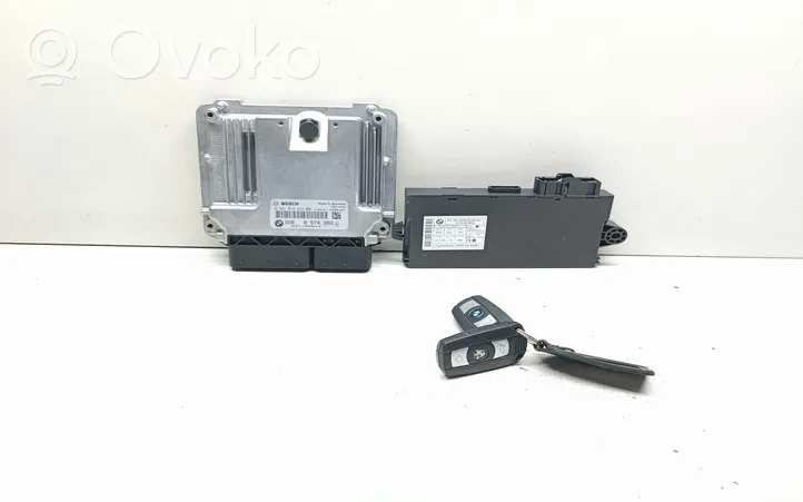 BMW X1 E84 Komputer / Sterownik ECU i komplet kluczy 8574352