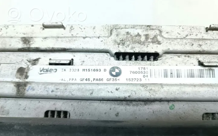 BMW 3 F30 F35 F31 Chłodnica powietrza doładowującego / Intercooler 7600530