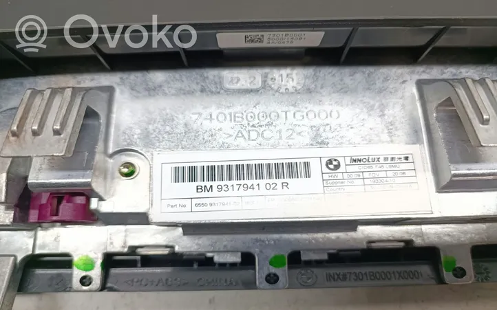 BMW 2 F46 Monitor / wyświetlacz / ekran 9317941