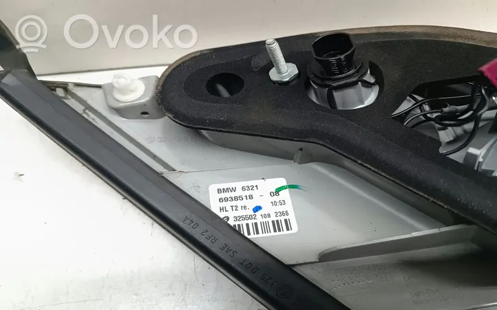 BMW 7 E65 E66 Aizmugurējais lukturis pārsegā 6938518