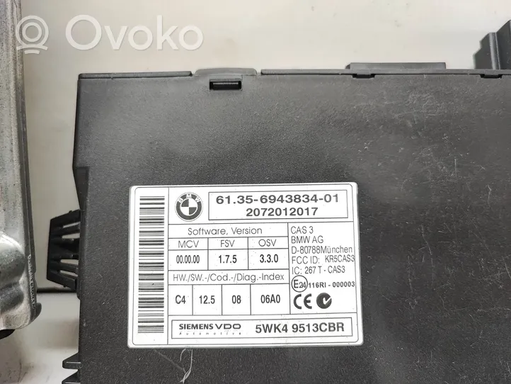 BMW 3 E92 E93 Kit centralina motore ECU e serratura 7806987