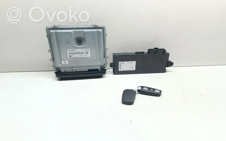 BMW 3 E90 E91 Kit centralina motore ECU e serratura 8510221