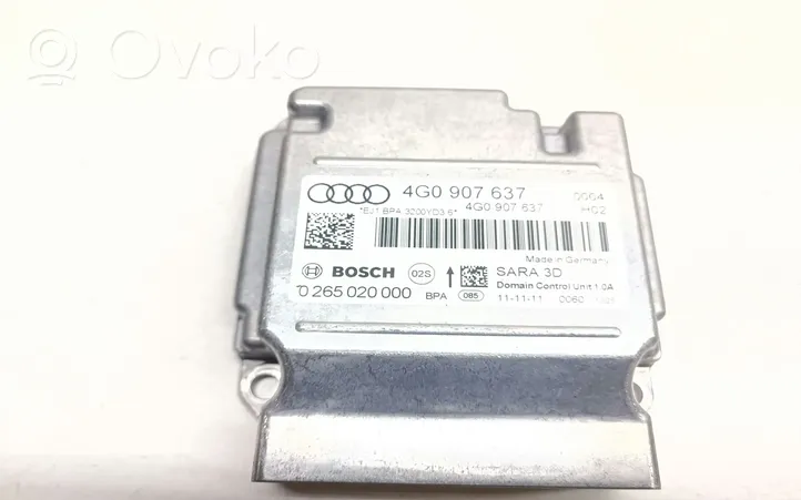 Audi A6 S6 C7 4G Oro pagalvių valdymo blokas 4G0907637