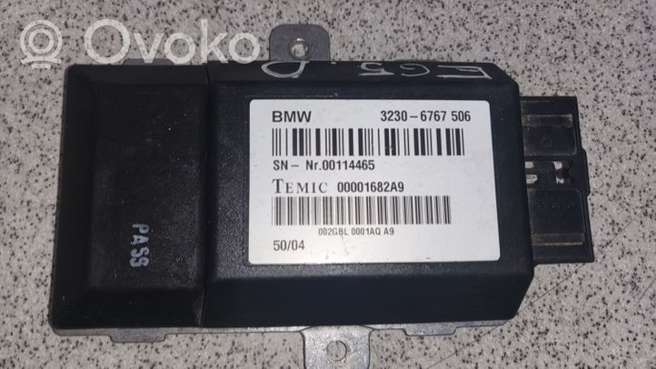 BMW 7 E65 E66 Vairo kolonėlės valdymo blokas 32306767506