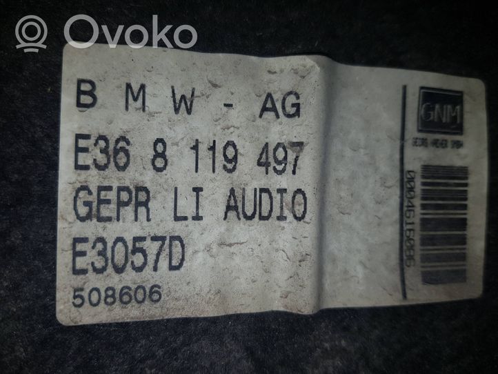 BMW 3 E36 Muu vararenkaan verhoilun elementti 8119497