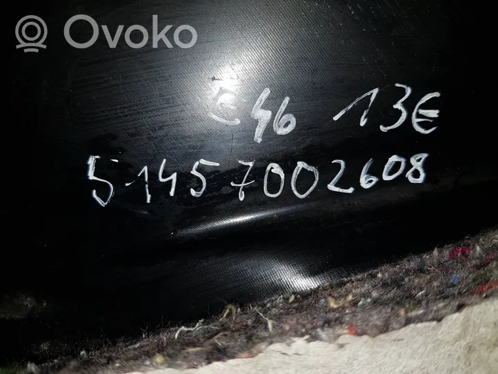 BMW 3 E46 Paneļa dekoratīvās apdares vairogs (apakšējais) 51457002608