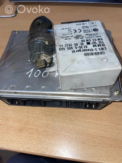 BMW 3 E46 Komputer / Sterownik ECU i komplet kluczy 7786887