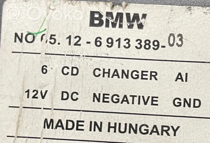 BMW 5 E39 Zmieniarka płyt CD/DVD 65126913389