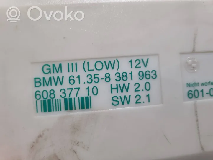 BMW 5 E39 Mukavuusmoduuli 61358381963