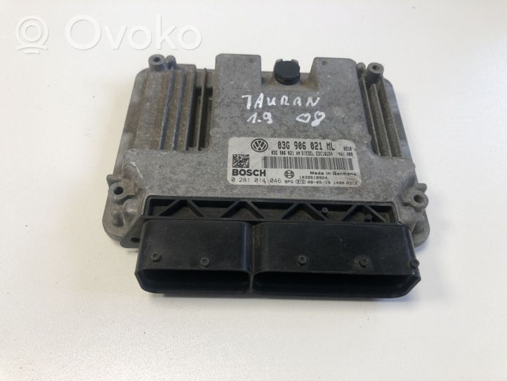 Volkswagen Touran I Sterownik / Moduł ECU 03G906021ML