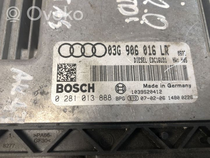 Audi A4 S4 B7 8E 8H Centralina/modulo del motore 03G906016LR