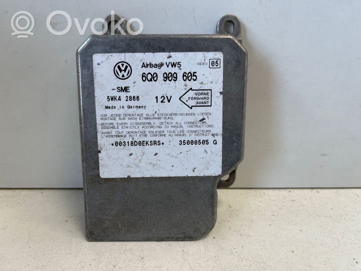 Skoda Octavia Mk1 (1U) Module de contrôle airbag 6Q0909605