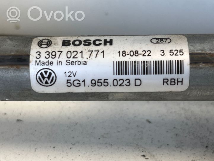 Volkswagen Golf VII Etupyyhkimen vivusto ja moottori 5G1955023D