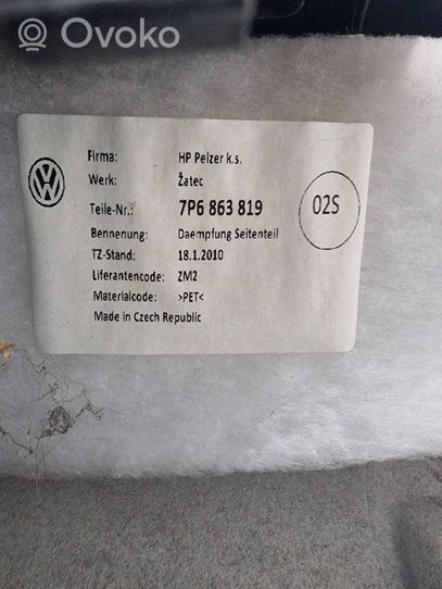 Volkswagen Touareg II Panneau, garniture de coffre latérale 7P6863819