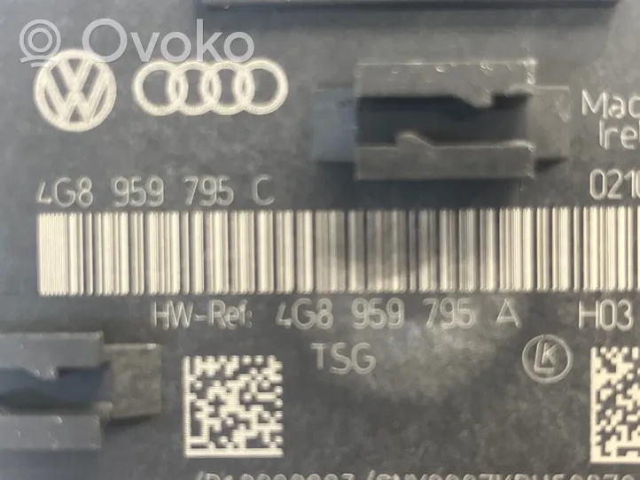 Audi A7 S7 4G Oven ohjainlaite/moduuli 4G8959795A