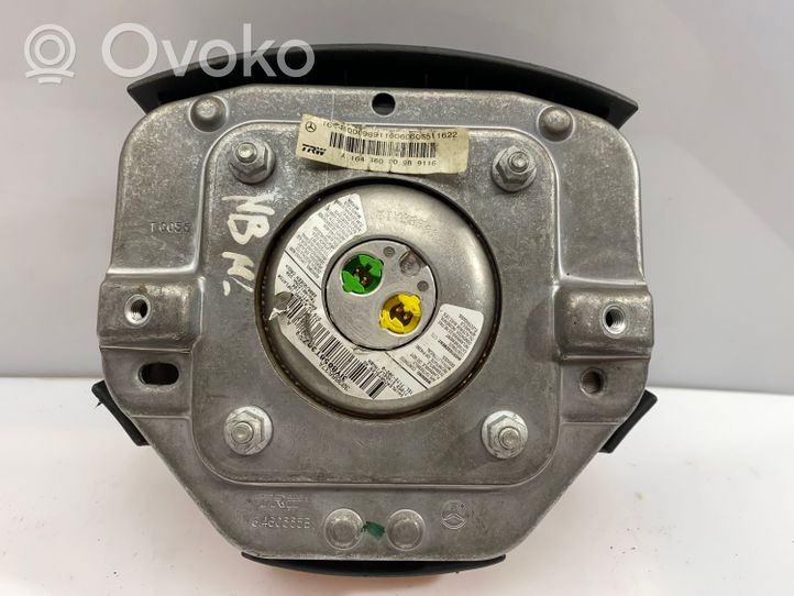 Mercedes-Benz ML W164 Poduszka powietrzna Airbag kierownicy A1644600098