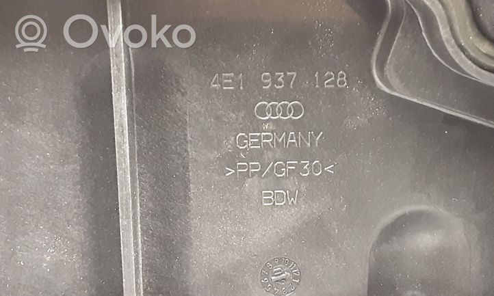 Audi A8 S8 D3 4E Couvercle de boîte à fusibles 4E1937128