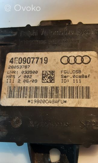 Audi A8 S8 D3 4E Hälytyksen ohjainlaite/moduuli 4E0907719