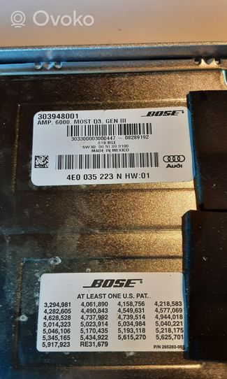 Audi A8 S8 D3 4E Amplificatore 4E0035223N