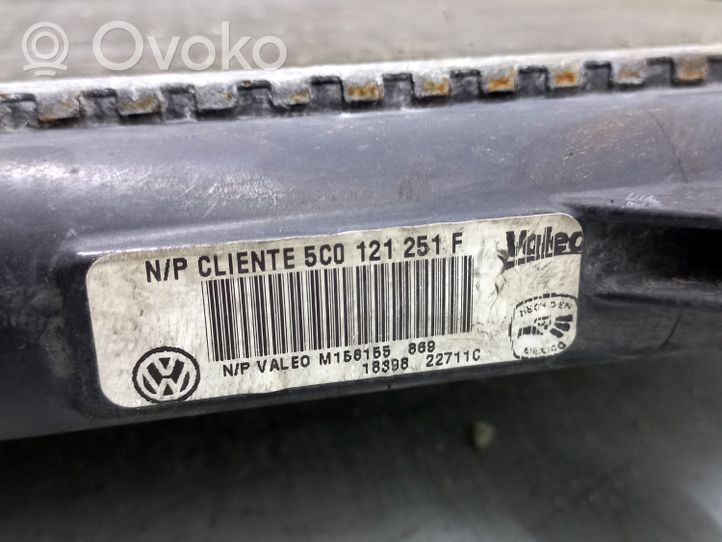 Volkswagen PASSAT B7 USA Jäähdyttimen lauhdutin 5C0121251F