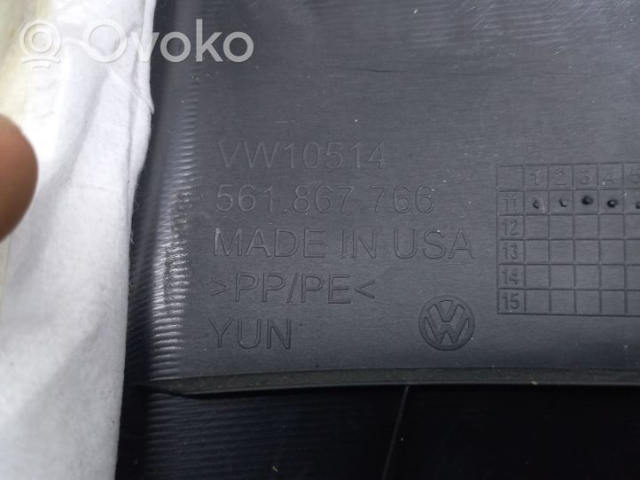 Volkswagen PASSAT B7 USA Takaistuintilan alempi sivulista 561867766