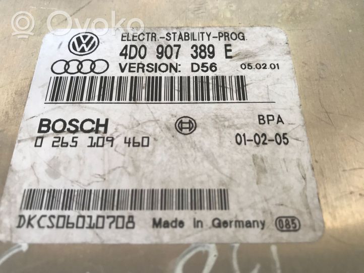 Audi A8 S8 D2 4D Capteur ESP 4D0907389E
