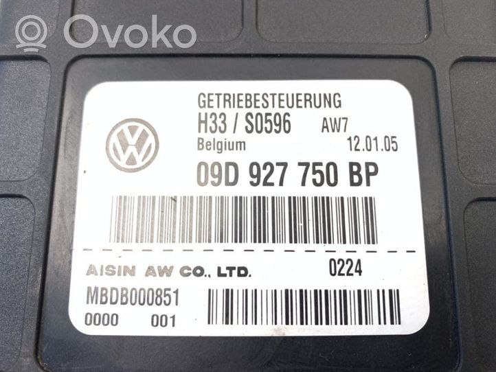 Volkswagen Touareg I Sterownik / Moduł skrzyni biegów 09D927750BP