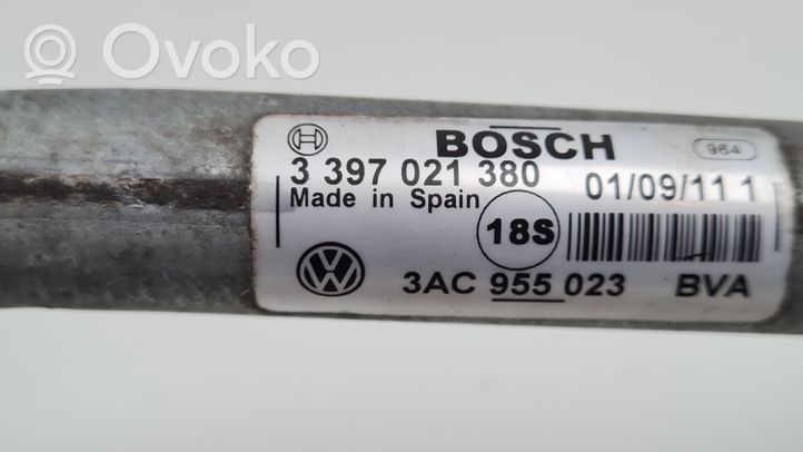 Volkswagen PASSAT B7 Mechanizm wycieraczek szyby przedniej / czołowej 3AC955119