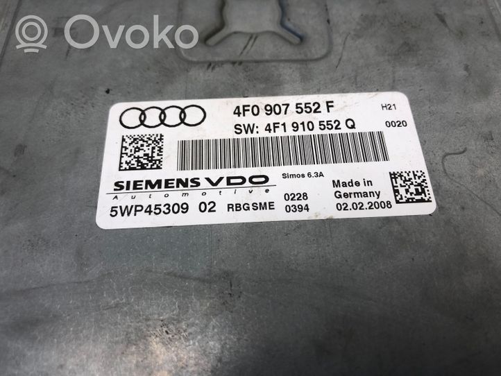 Audi A6 S6 C6 4F Variklio valdymo blokas 4F1910552Q