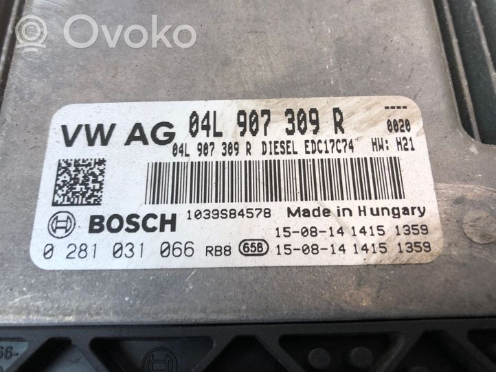Volkswagen PASSAT B8 Moottorin ohjainlaite/moduuli 04L907309R