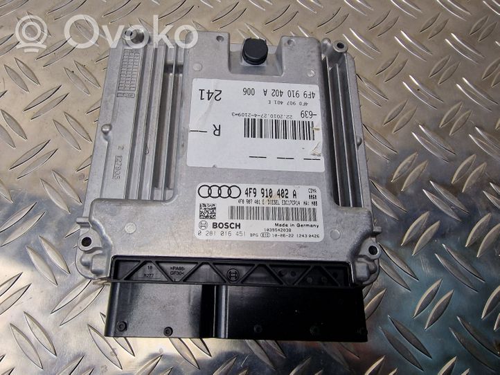 Audi A6 S6 C6 4F Variklio valdymo blokas 4F9910402A